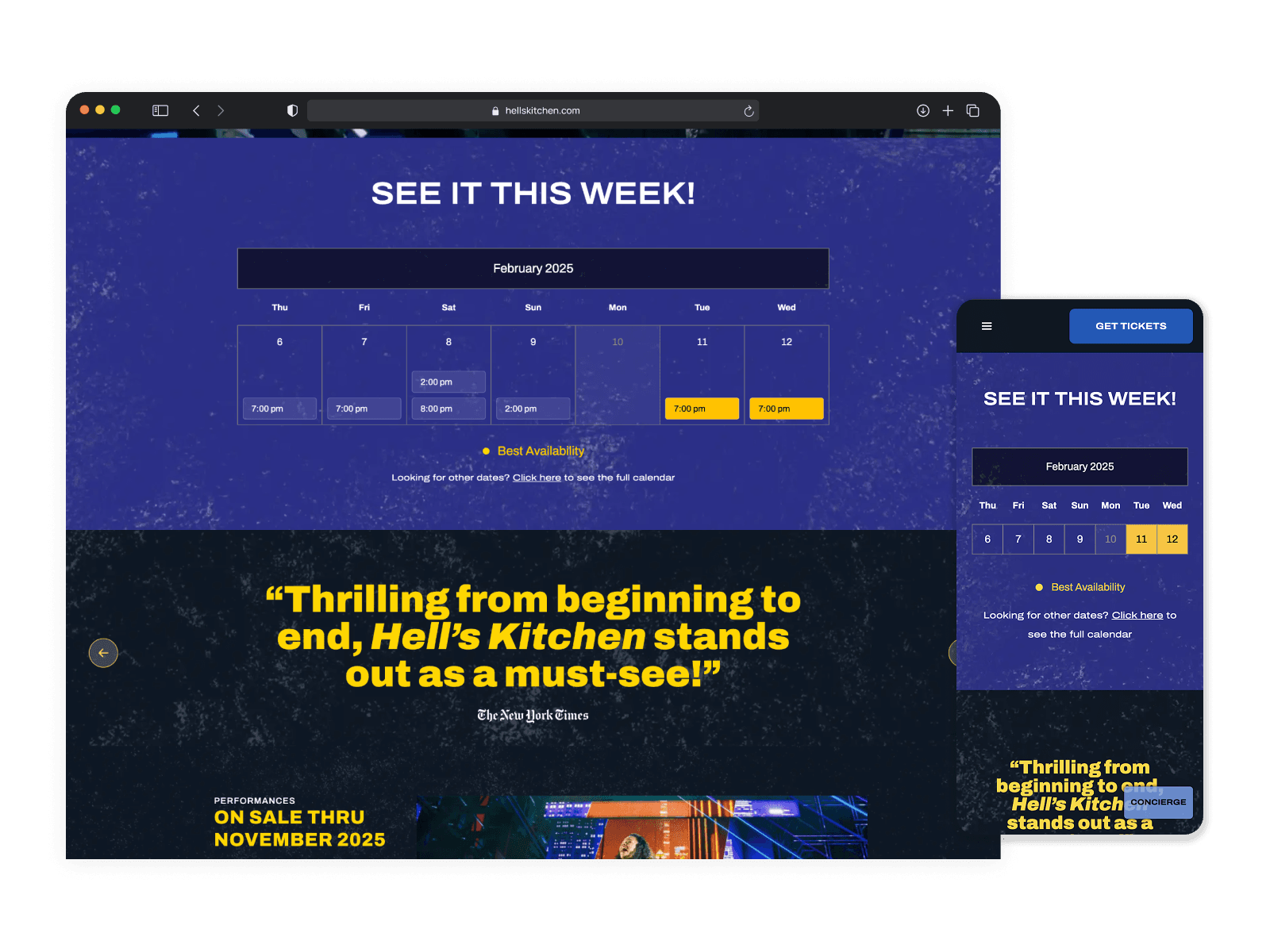 Hell's Kitchen Website